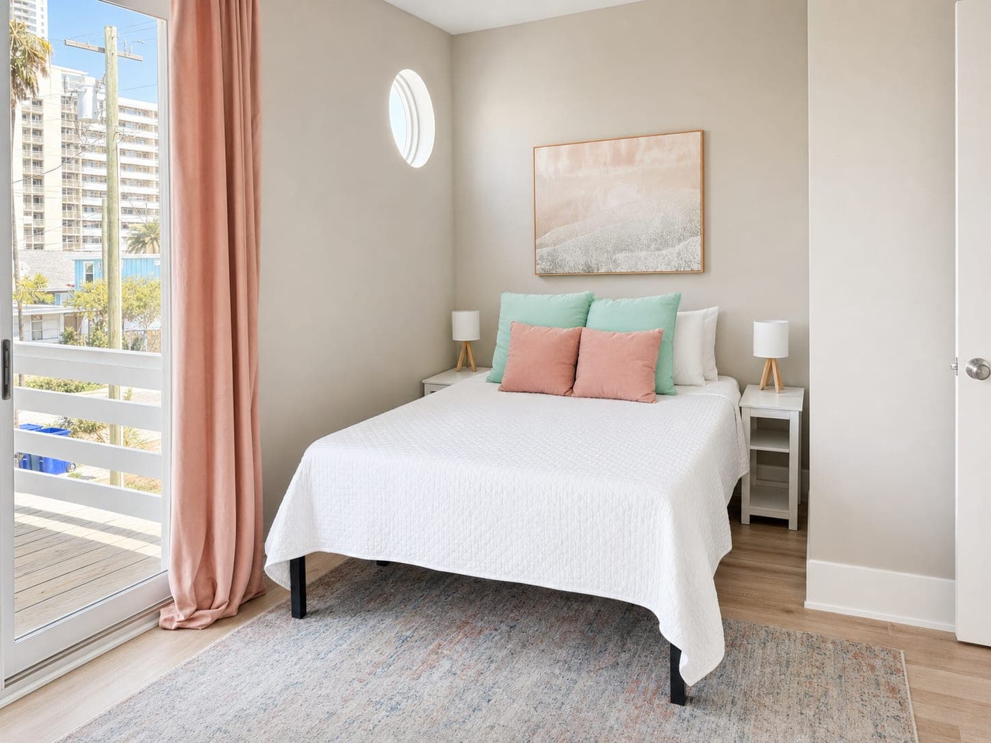 Enhanced bedroom listing photo with brighter light and cleaner color after Turtl