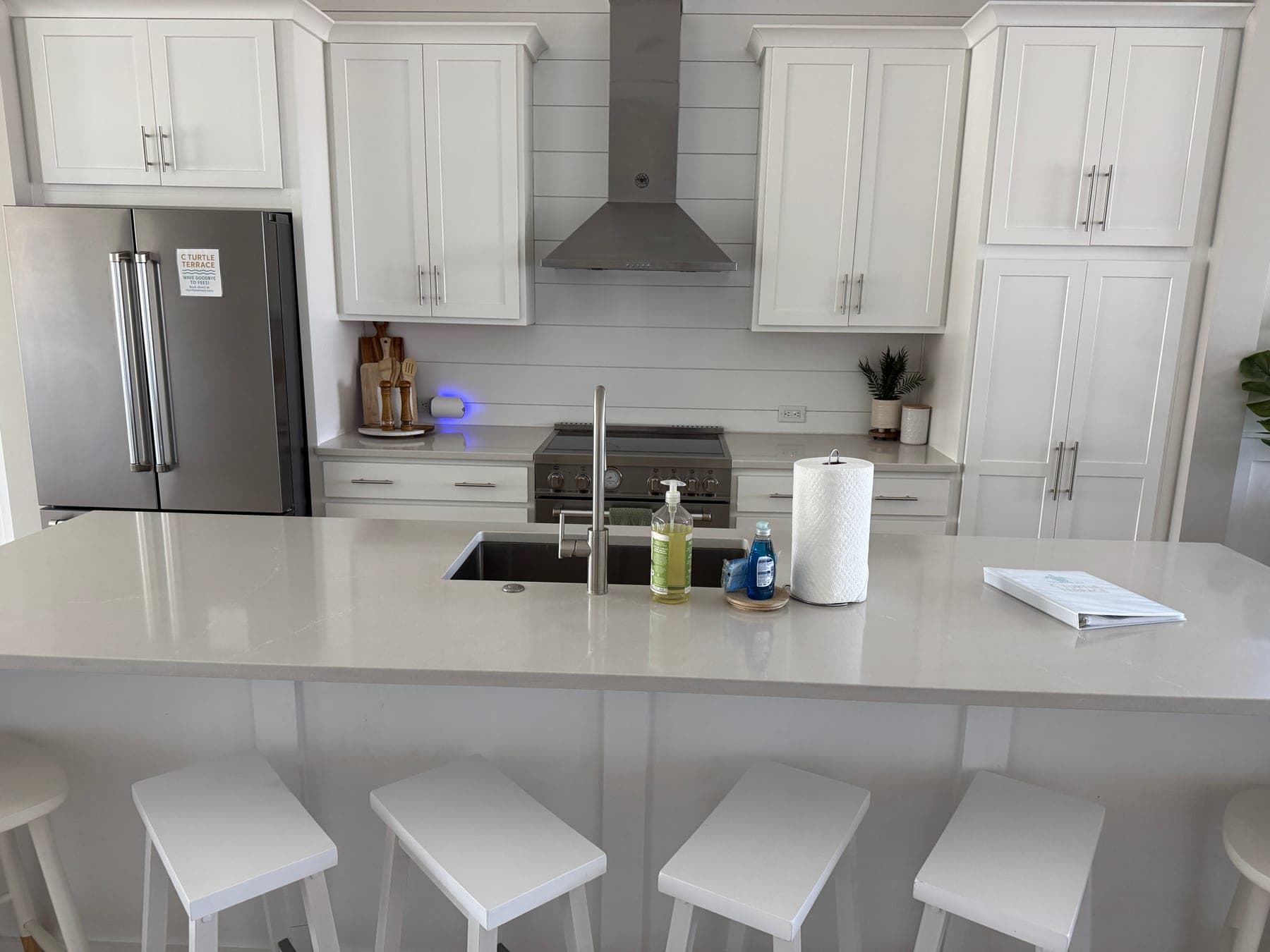 Original rental kitchen photo before listing photo editing